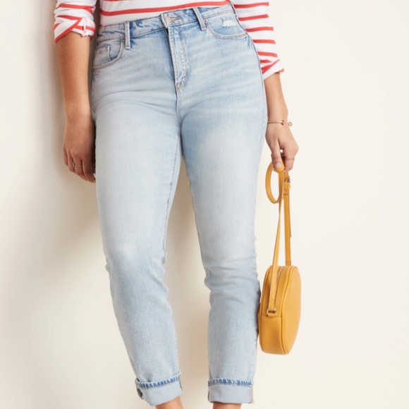 Old Navy Denim - Old Navy High-Waisted Power Slim Straight Jeans